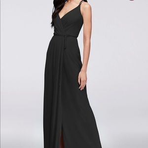David’s Bridal Black Bridesmaids Dress